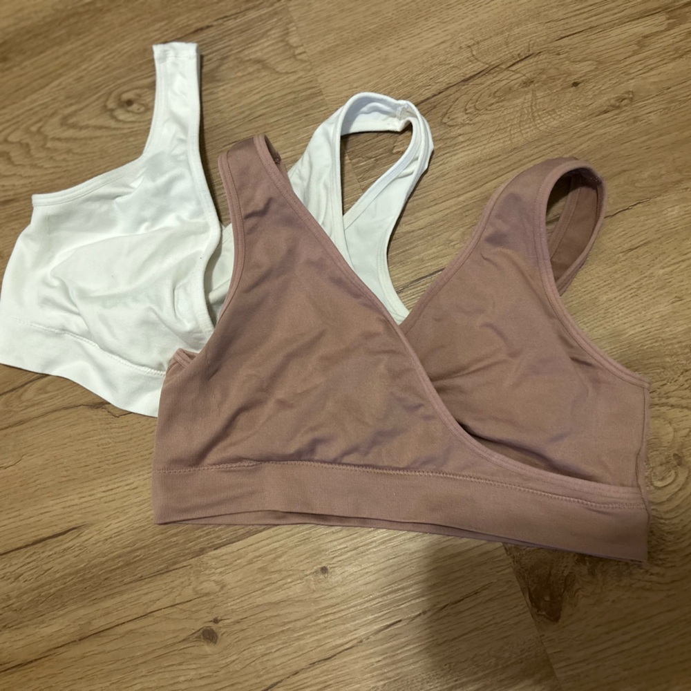 Auden White and Mauve Bras Intimates Collection